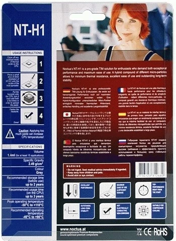 Toplotna pasta Noctua NT-H1, 3,5 g