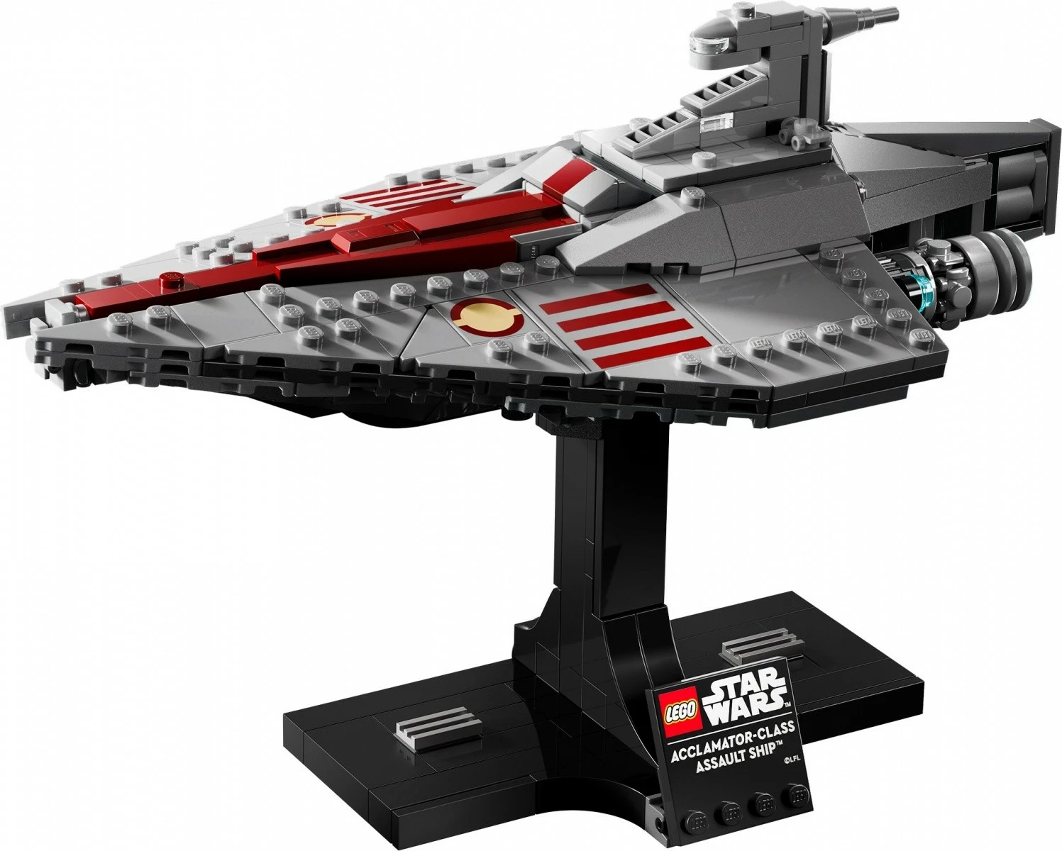 Model za sestavljanje Acclamator-class Assault Cruiser LEGO Star Wars 75404, 450 kosov, plastika