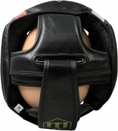 Boksarska čelada za moške Masters, črna