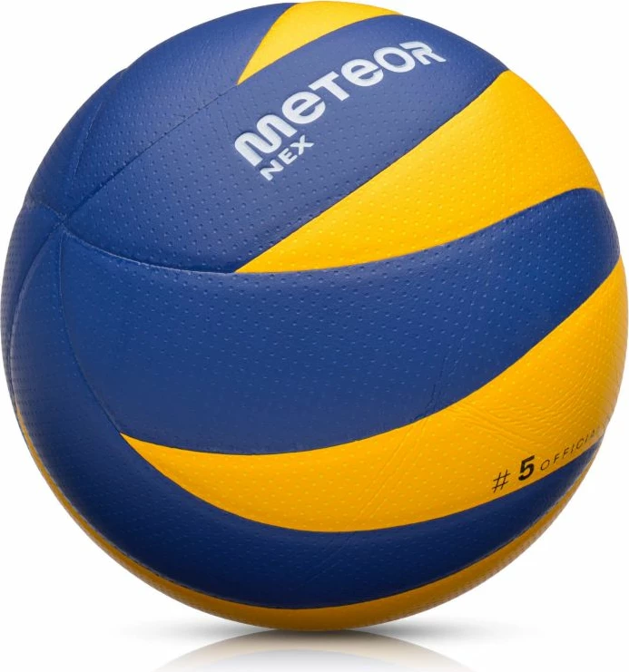 Volejbalna žoga Meteor za moške/ženske, modro-rumena