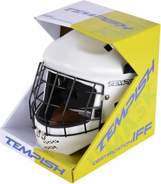 Maska za vratarja Tempish, moška, bela