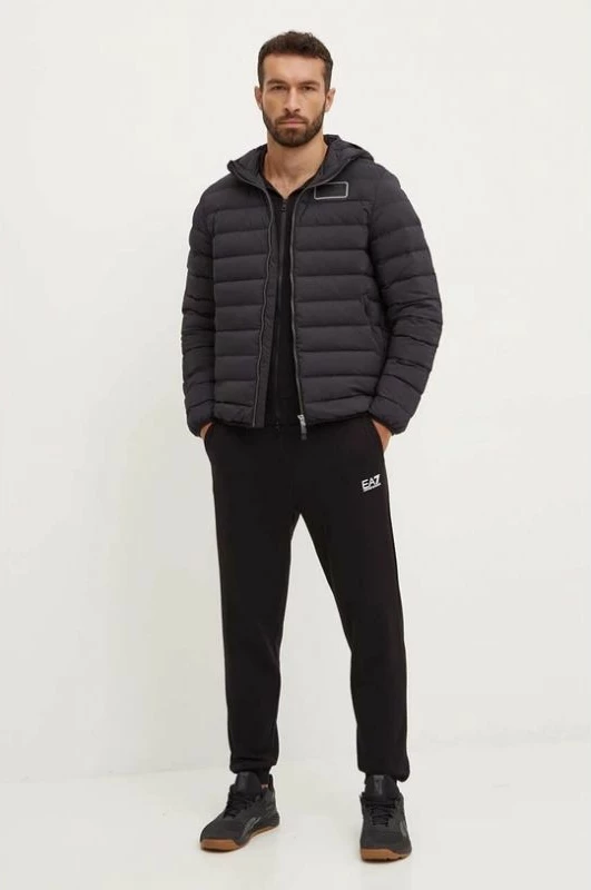 Zimska jakna za moške Emporio Armani, črna