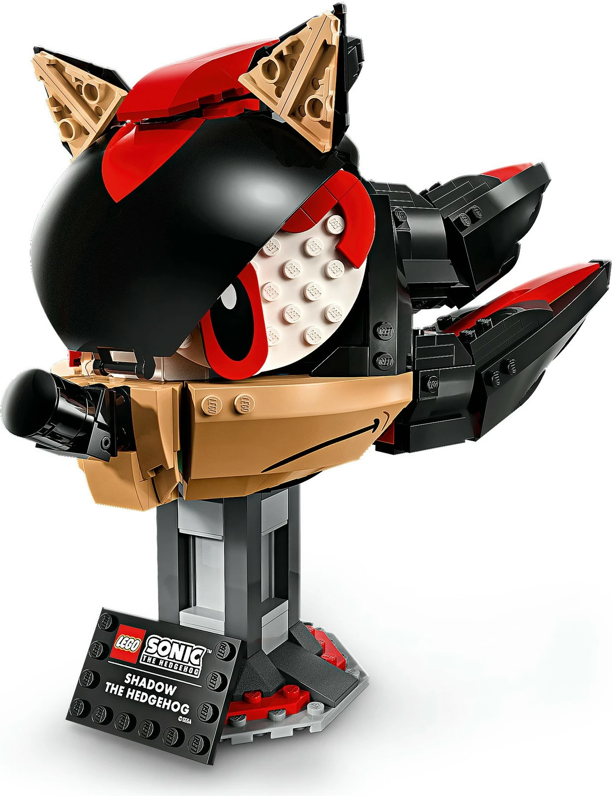 Set za gradnjo glave Shadow the Hedgehog, LEGO 77000, 720 kosov, večbarven