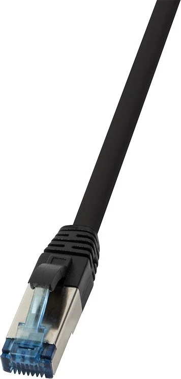 Patchcord 20 m Cat6a S/FTP, črn LogiLink