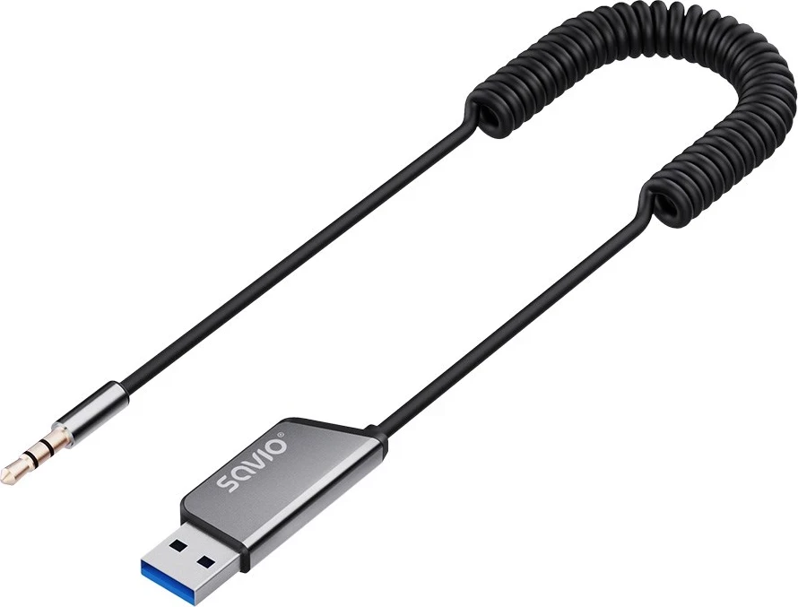 Adapter za brezžični prenos Savio TR-16, prostoročno, Bluetooth 5.3, Google/Siri