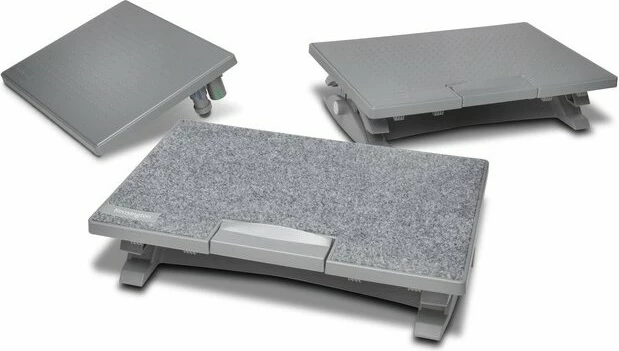 Ergonomska podpora za noge SmartFit SoleMate Pro Elite, Kensington, siva, 0 - 18°