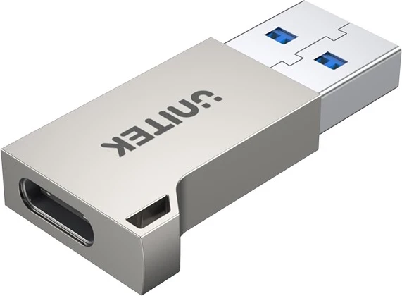 Adapter USB-C na USB-A 3.1 Gen1, Unitek A1034NI, siv