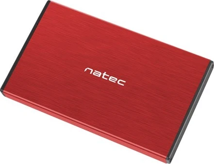Zunanji nosilec za HDD Natec Rhino Go, 2.5", rdeč