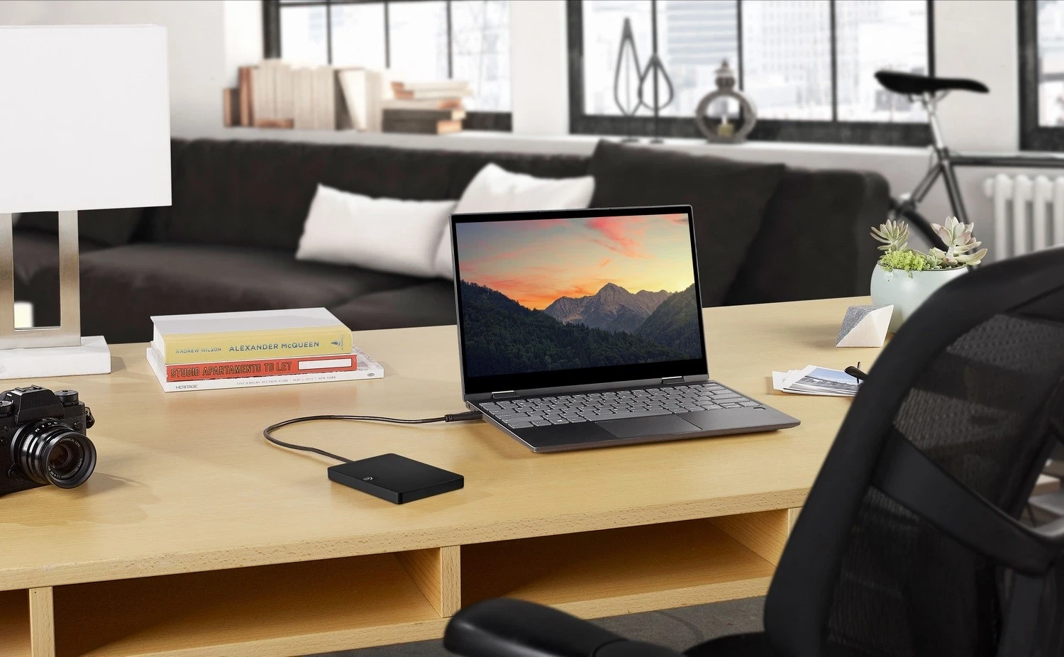 Zunanji disk Seagate Expansion Portable, 1 TB, črn