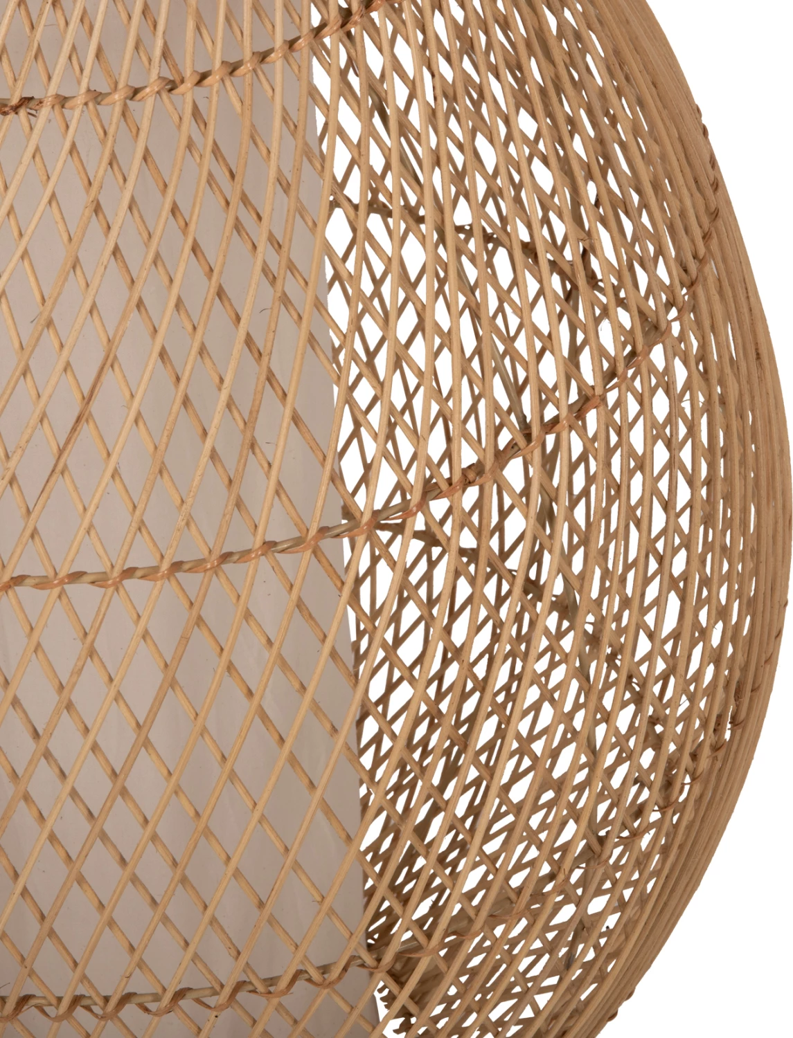 Talna svetilka iz ratana v naravni barvi FH7835 Φ55x101Hcm