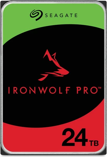 Trdi disk za strežnike in delovne postaje Seagate IronWolf Pro ST24000NT002, 24 TB, 7200 RPM, 512 MB, 3,5", Serial ATA III