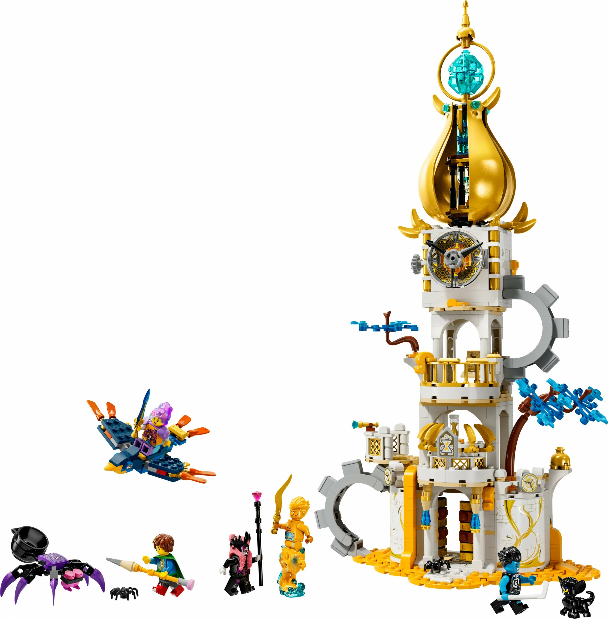 Gradbeni set Kula Sandmann, LEGO DREAMZzz 71477, 723 kosa, večbarven