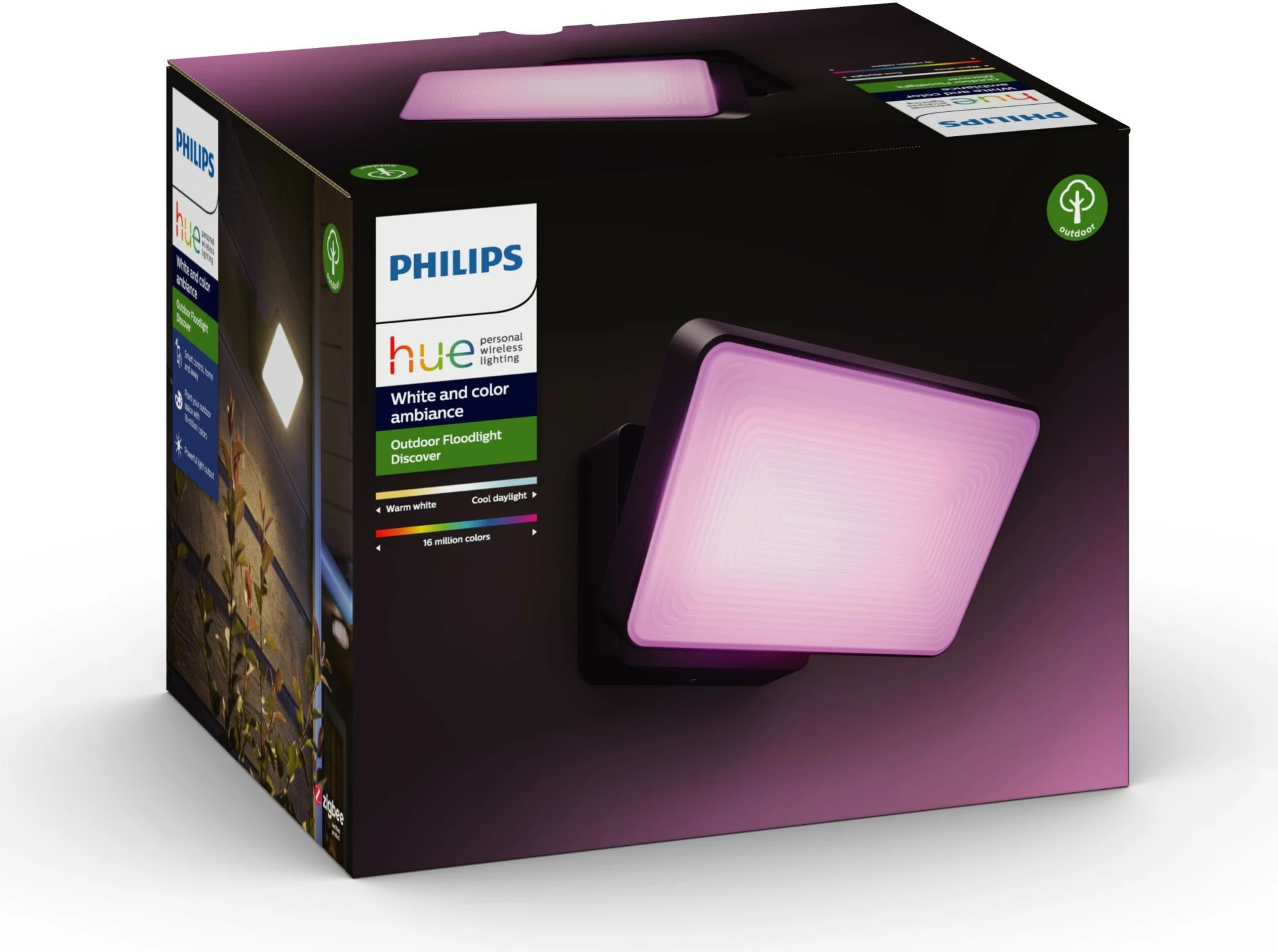 Zunanja svetilka Philips Hue Discover, LED, črna