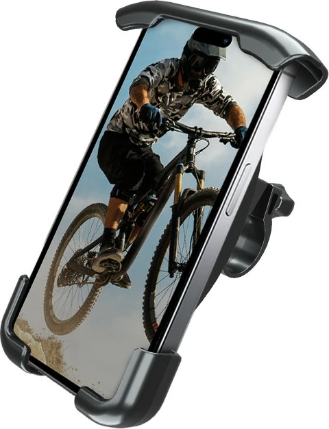 Držalo za telefon CRONG Bikeclip Enduro za kolo/motor, za telefone 4,7–6,8", črno