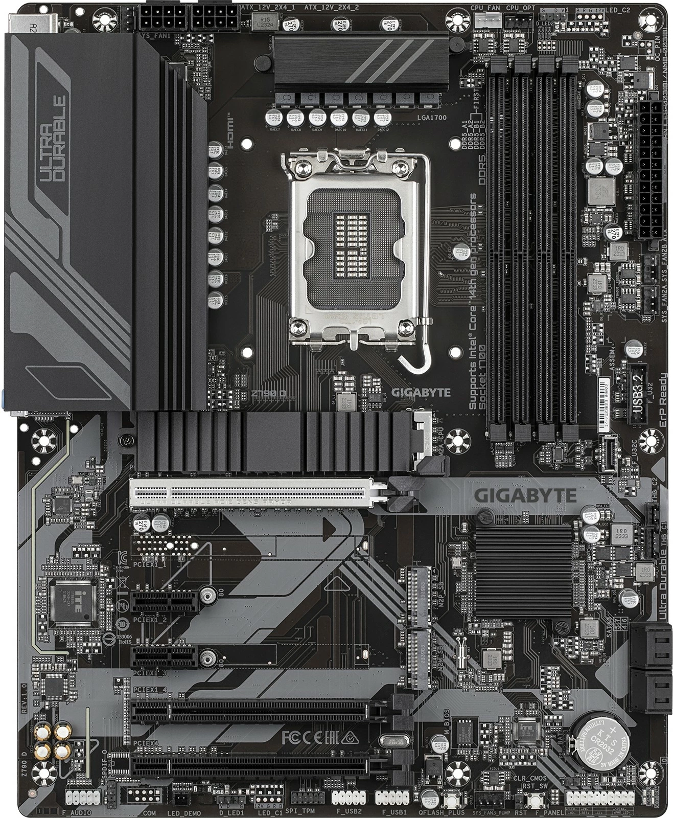Plošča amē Gigabyte GA-Z790 D, Socket 1700, Ultra Durable, črna