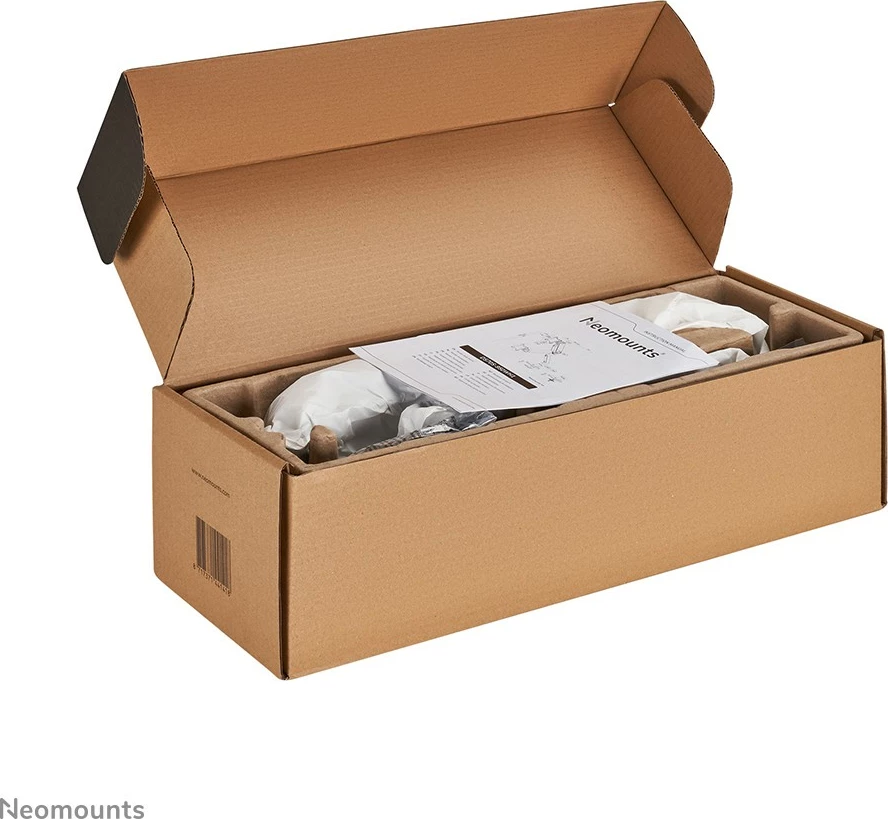 Krmilo za monitor Neomounts DS70S-950WH1, Clamp/Grommet, 18 kg, 43,2 cm (17"), 124,5 cm (49"), 100 x 100 mm, belo
