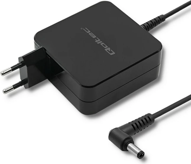 Polnilec za prenosnik 65W, 19V, 3.42A, 5,5x2,5 mm, Qoltec za Asus, črn