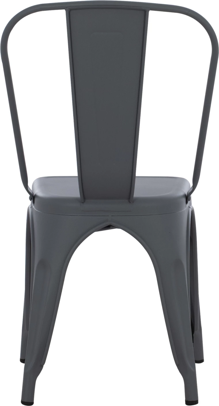 Kovinski stol MELITA FH8641.10 v sivi barvi 43x50x82Hcm