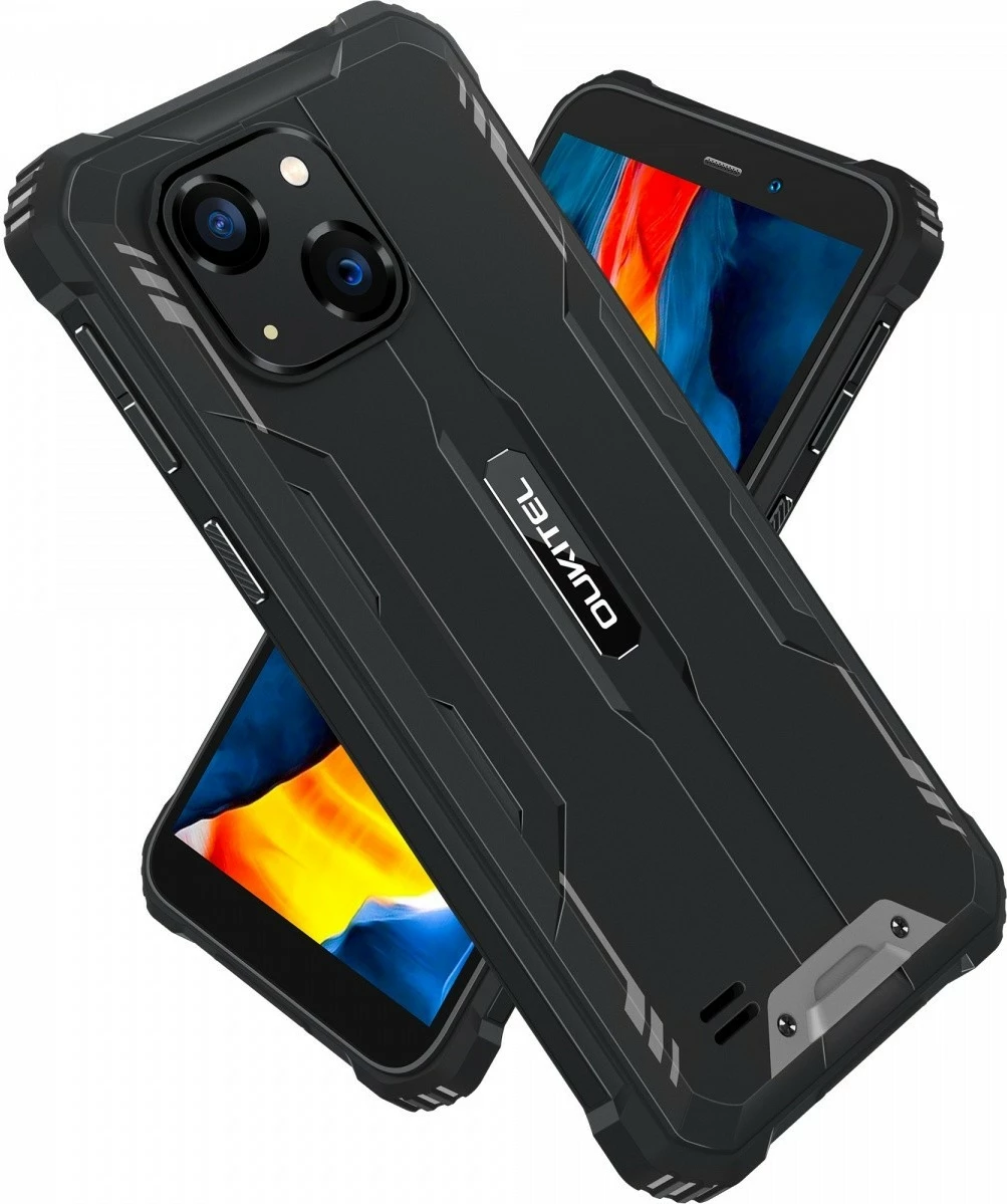 Pametni telefon OUKITEL G2, 4/64 GB, 6", Android 14, IP69K, črn