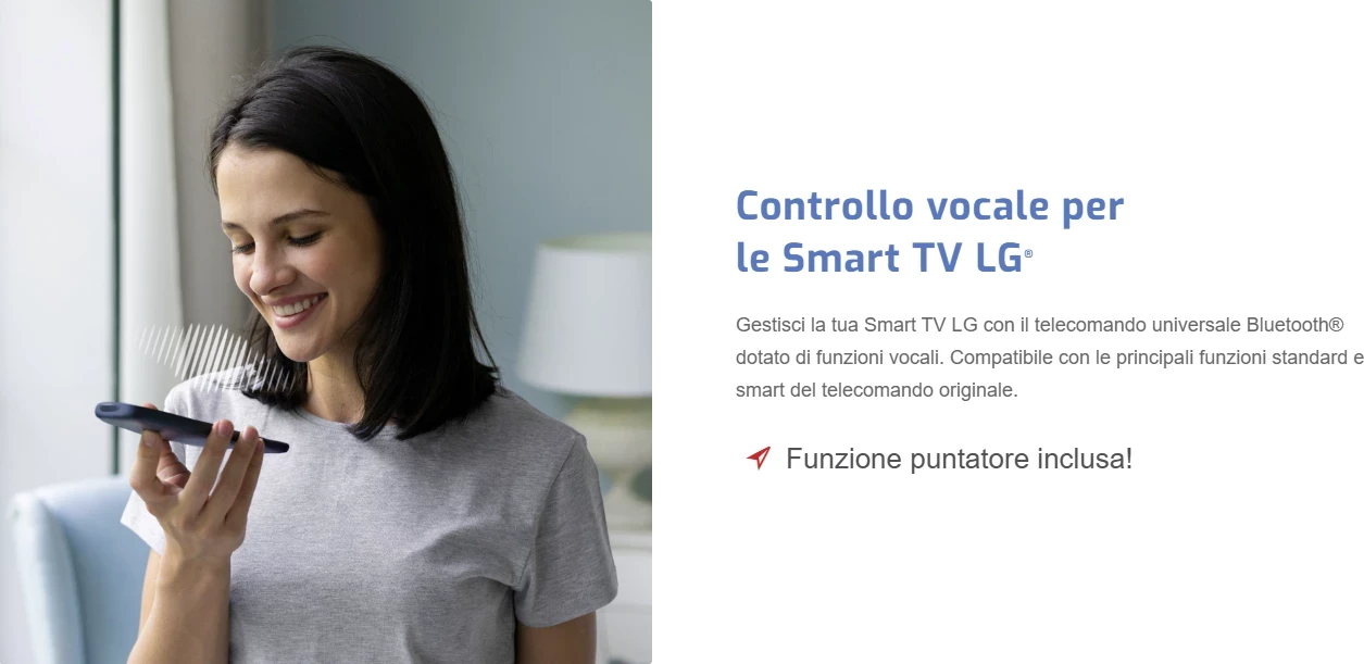 Univerzalni Bluetooth daljinski upravljalnik za LG, Superior Electronics SUPTBB001, črn