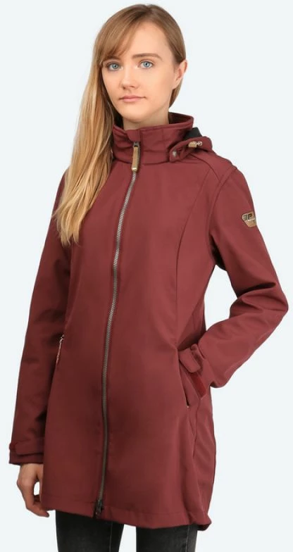 Dolg softshell plašč za ženske, Icepeak Alexis, rjav