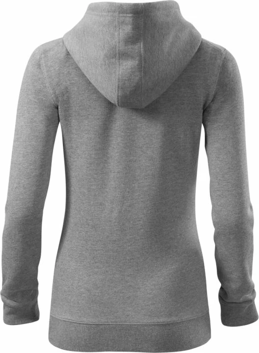 Duks z zadrgo za ženske Malfini, siv