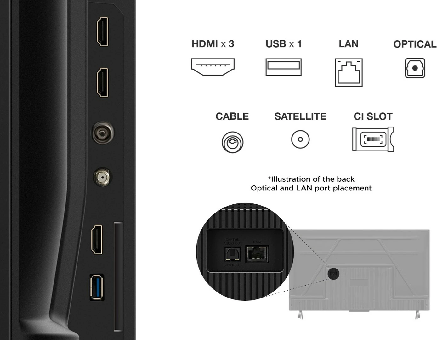 Pametni televizor 43'' 4K Ultra HD, Wi‑Fi, kovinski — TCL 43V6C