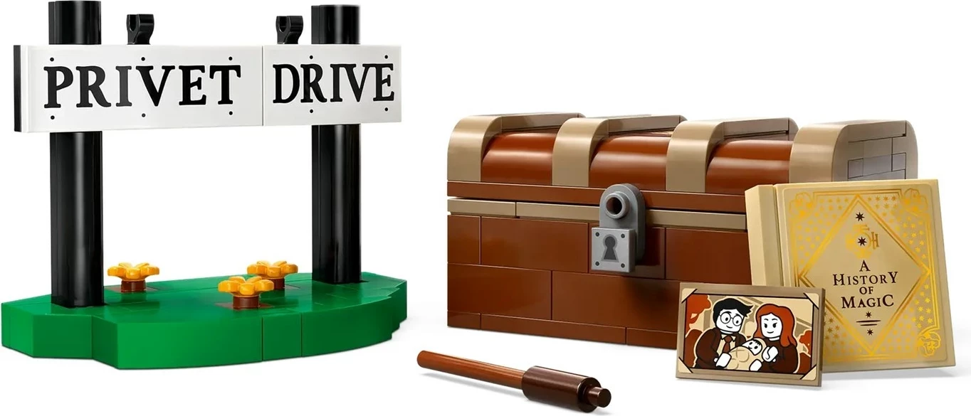 Scena Hedwig v 4 Privet Drive, LEGO Harry Potter 76425