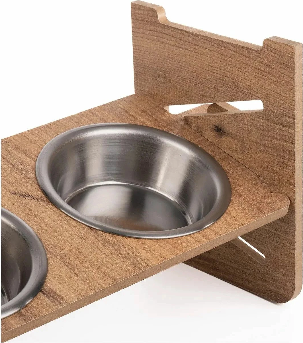 Dvojna posoda za hrano za živali Paws & Whiskers Apvm5