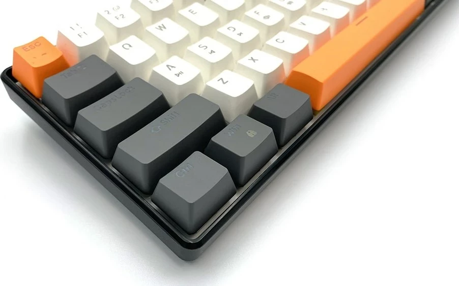 Mehanska tipkovnica 60%, večbarvna osvetlitev, Media-Tech MT1258, črna