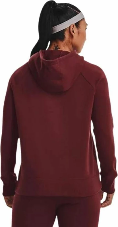 Raglan dukserica Under Armour za ženske, rdeča