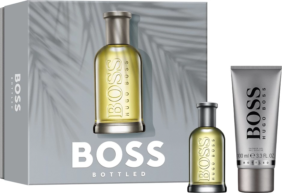 Set toaletne vode in gela za tuširanje za moške Hugo Boss Bottled, 50 ml + 100 ml