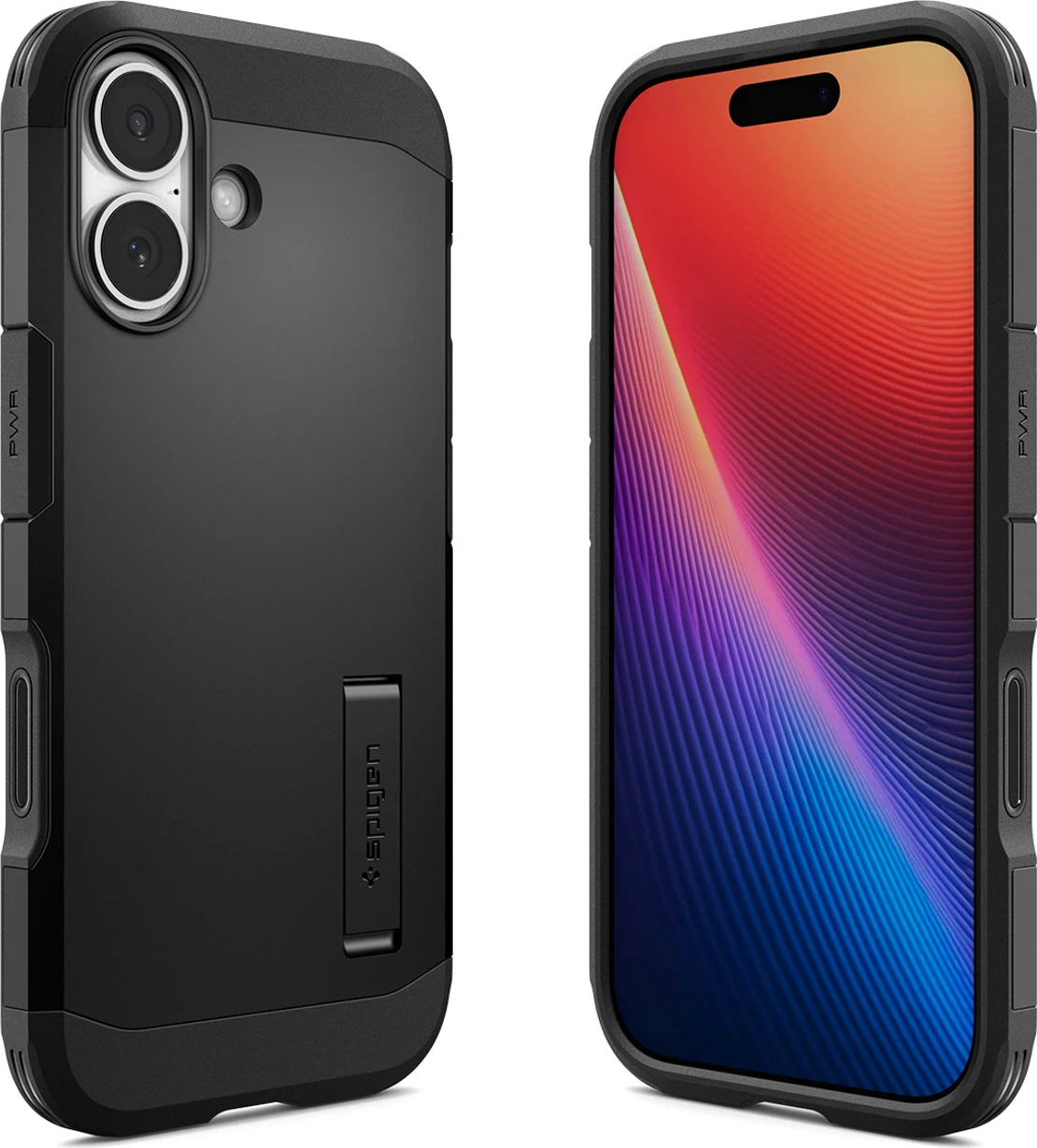 Ovitek za telefon Spigen Tough Armor "T" MagSafe za iPhone 17, črn