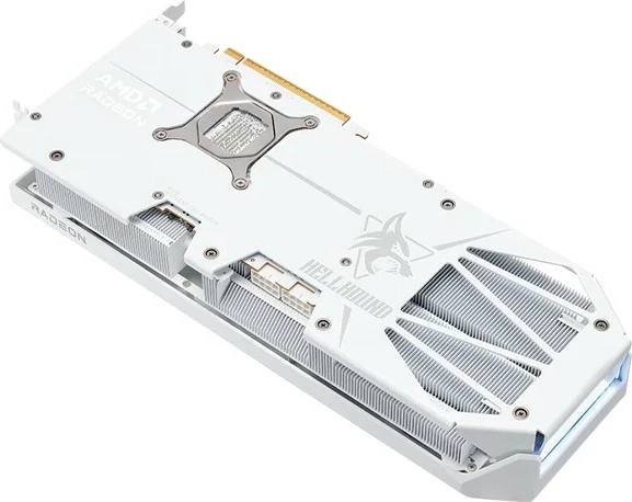 Grafična kartica Hellhound Radeon RX 9070 XT PowerColor, 16 GB GDDR6, bela