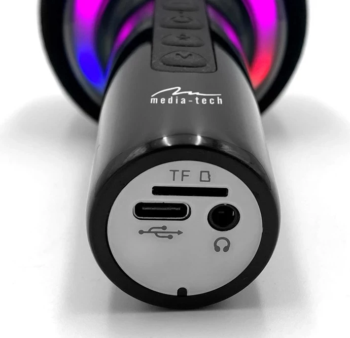 Karaoke mikrofon Media Tech MT399 z Bluetooth, črn