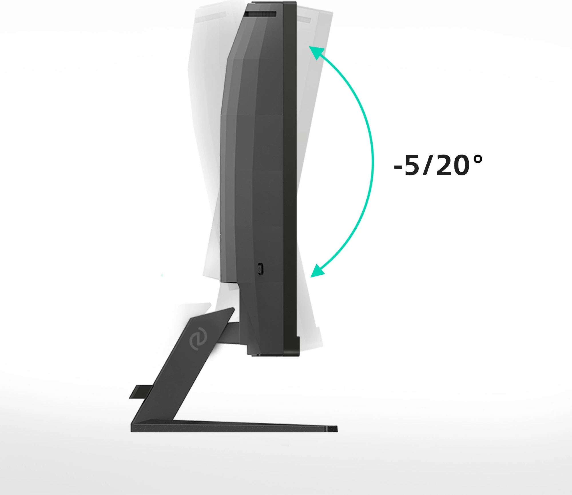 Ukrivljen 32-palčni QHD monitor, 180 Hz, siv, Philips 32M2C3500L