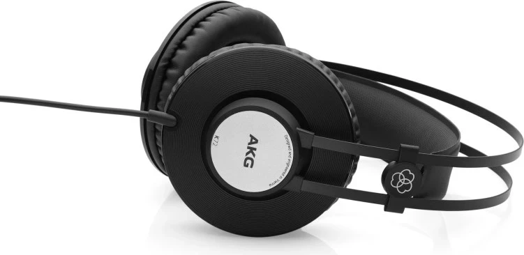 Studijske slušalke, zaprte, okoli ušes, bele AKG K72