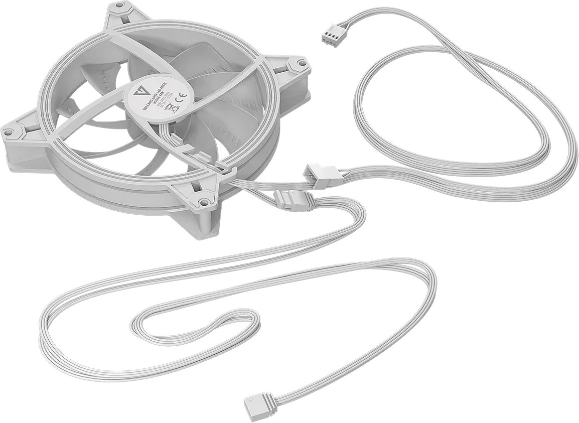 Hladenje računalnika MODECOM FAN-APEX-140S-ARGB-200, 140 mm, ARGB, bel