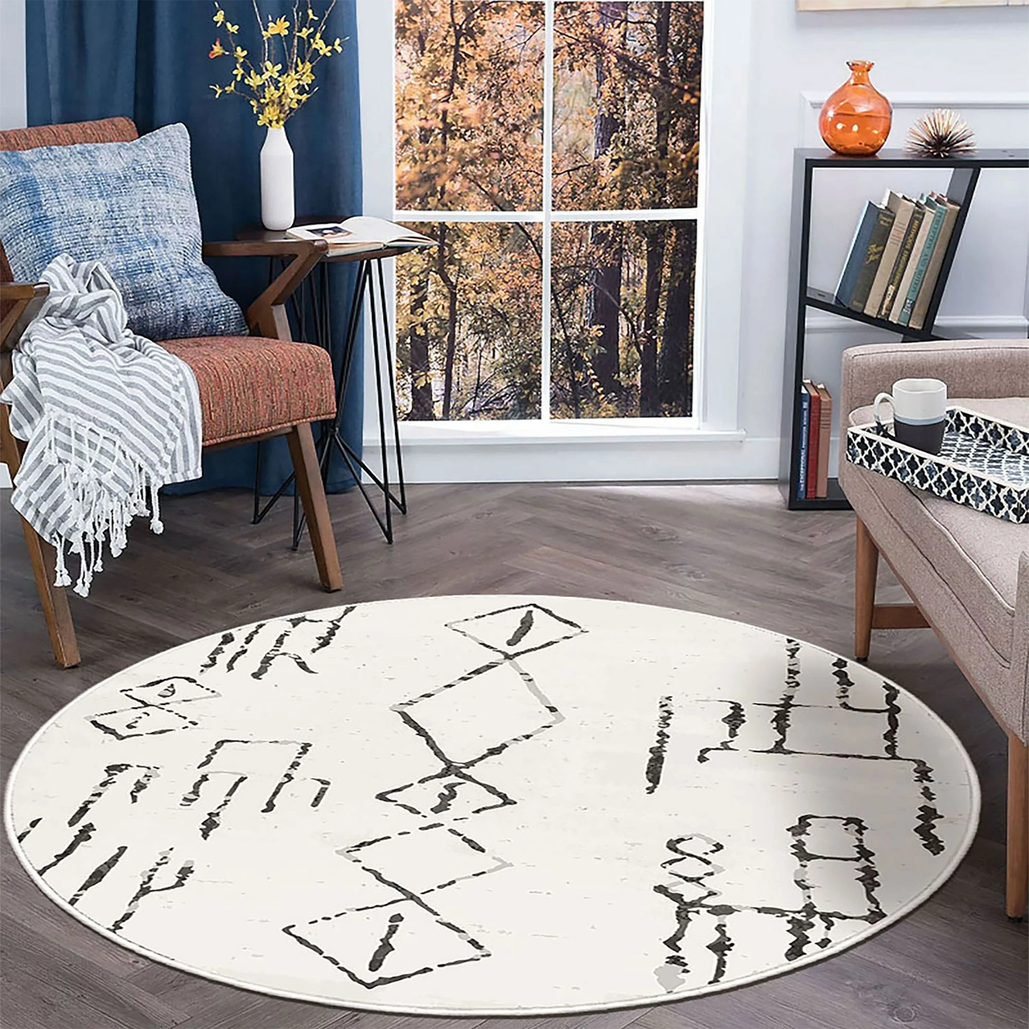 Bela preproga, model Conceptum Hypnose Woobtny0190, 60x60 cm