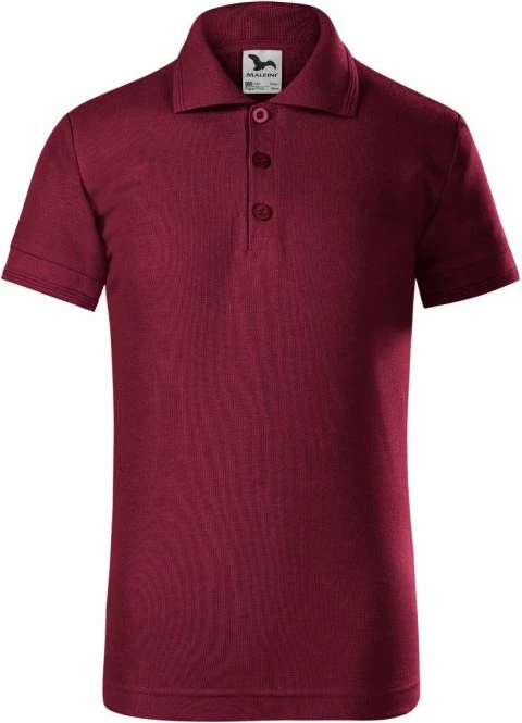 Polo majica za otroke Yakimasport, garnet