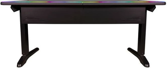 Gaming miza Thermaltake Level 20 Battle Station, LED RGB, črna