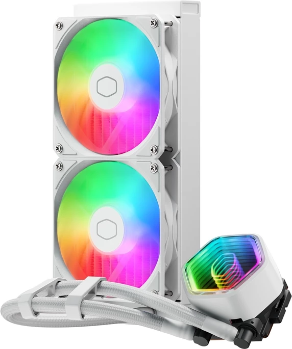 Vodeno hlajenje za CPU Cooler Master MasterLiquid 240 Core II ARGB, belo