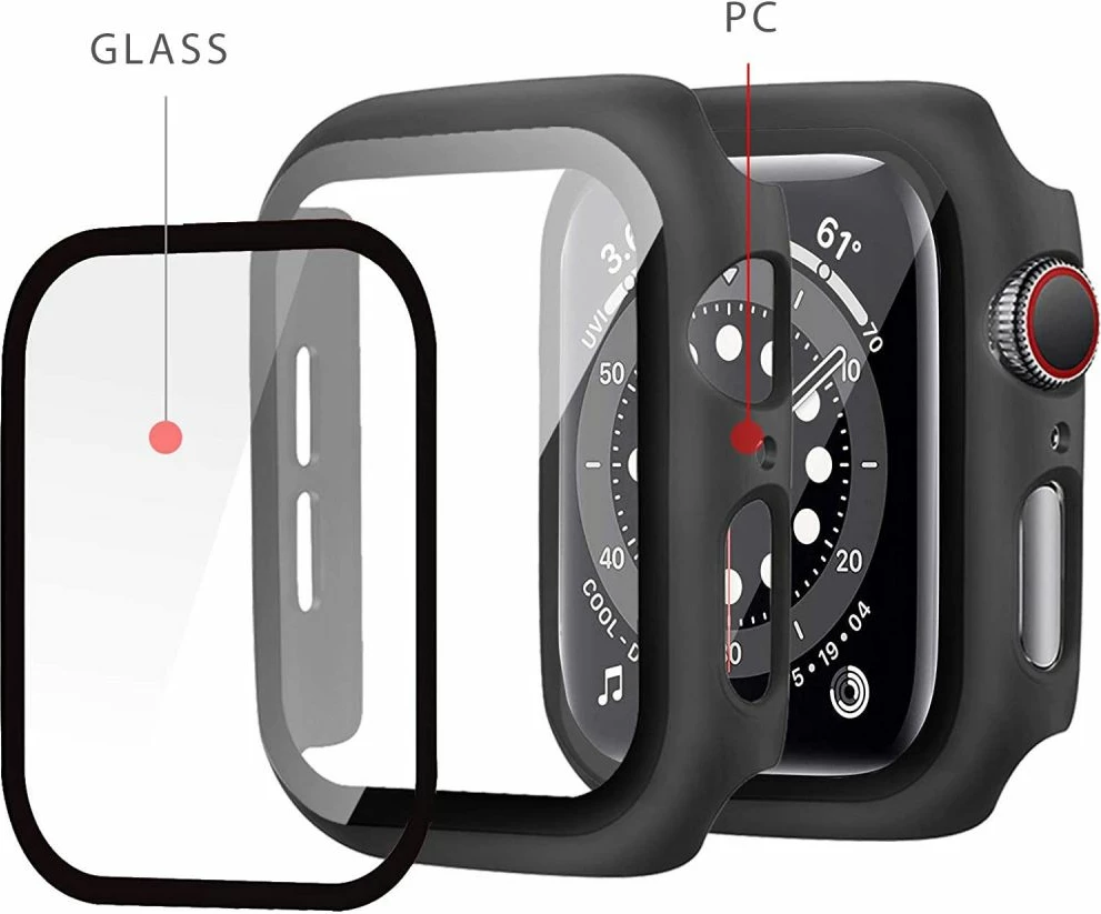 Ovitek za Apple Watch 4/5/6/SE 40 mm Tech-Protect Defense360, črn