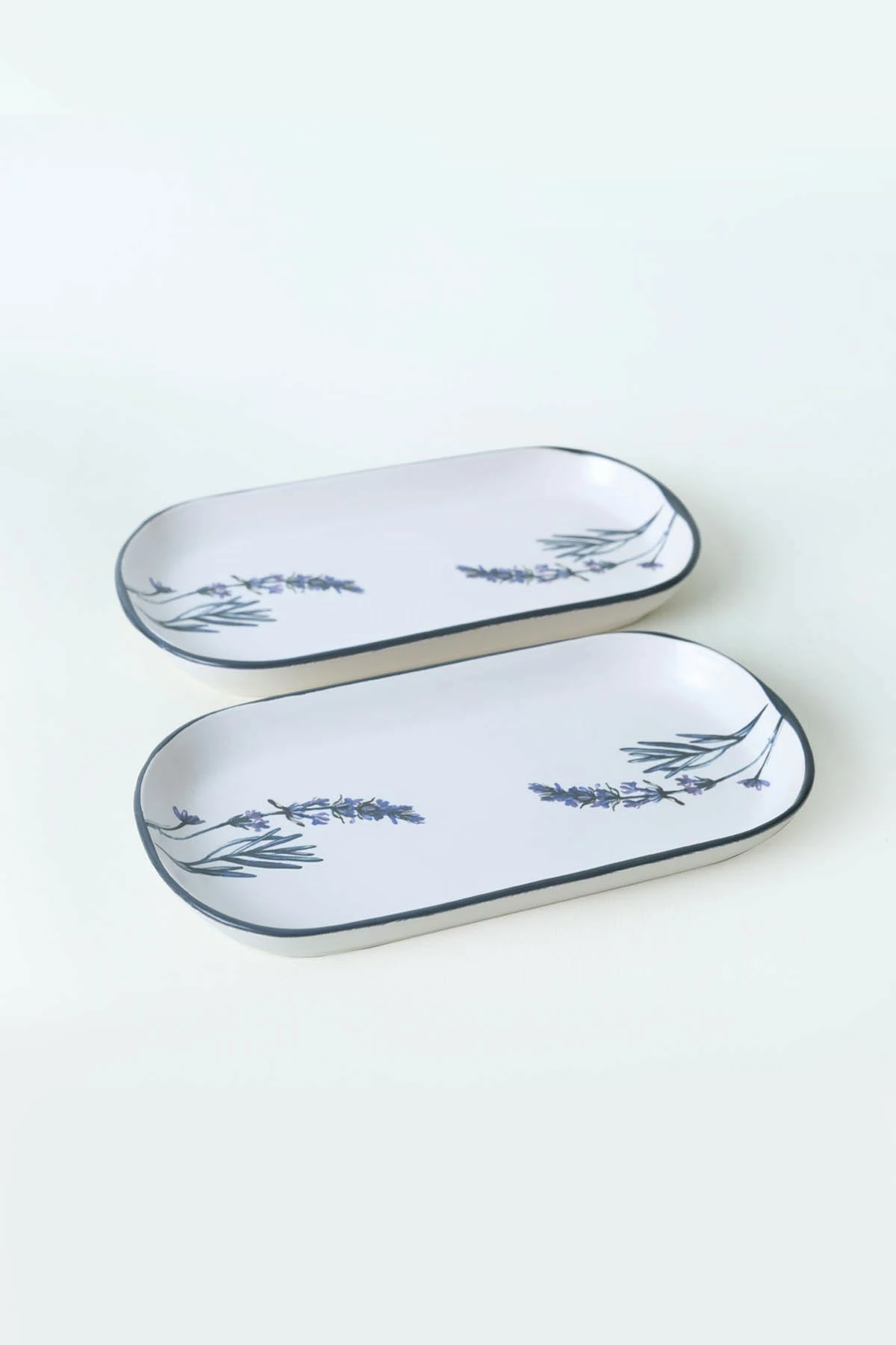 Set servirnih krožnikov (2 kosa) Hermia Concept, X00018835, mat bela