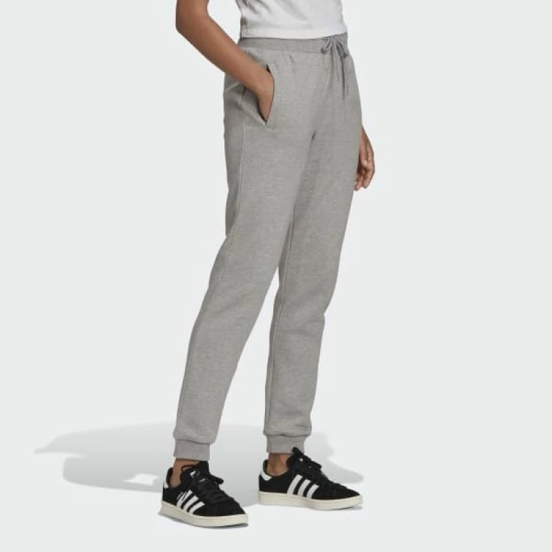 Ozke športne hlače Adicolor Essentials, adidas, sive — ženske