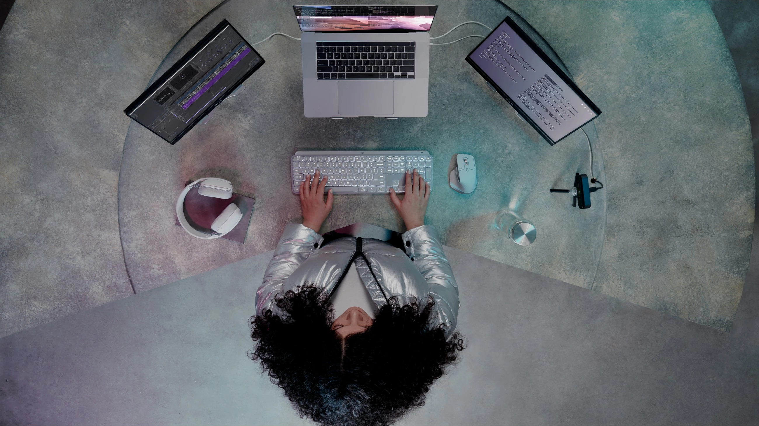 Brezžična tipkovnica, Logitech MX Keys S, svetlo siva, CH, Bluetooth