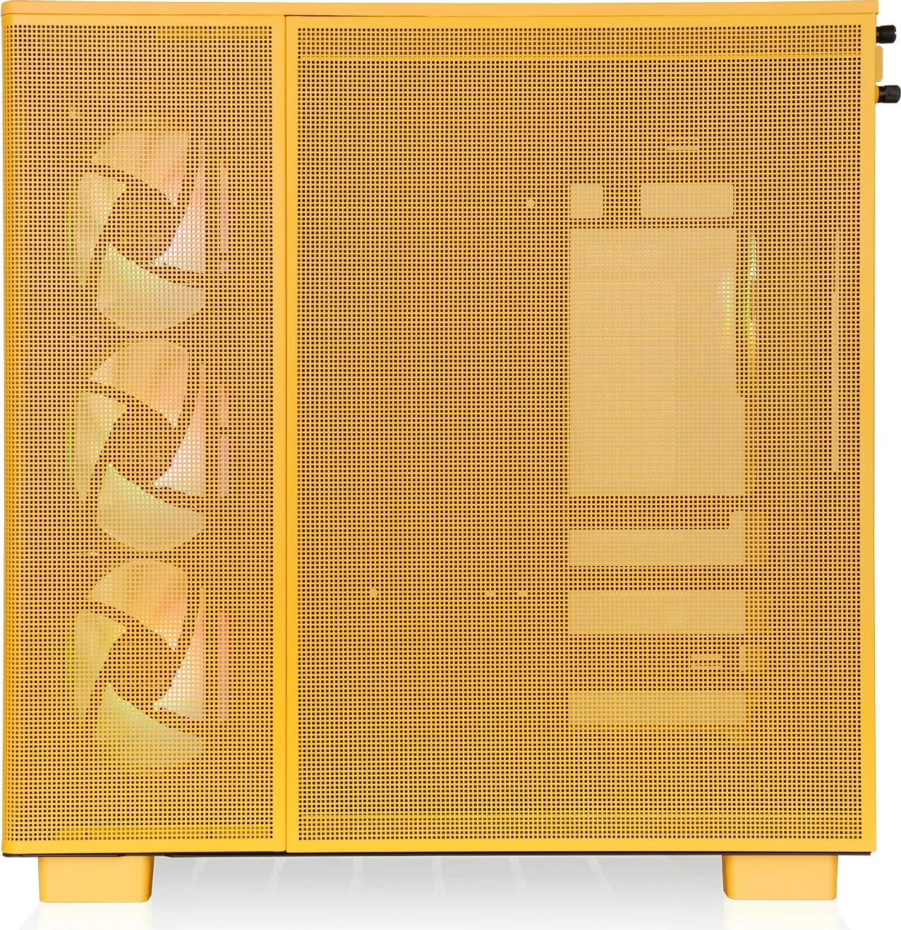 Midi tower s kabineto iz kaljenega stekla Thermaltake View 380 XL TG ARGB Bumblebee, rumen