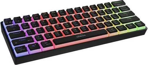 Mehanska igralna tipkovnica Genesis Thor 660 G2 RGB, Gateron Red, črna