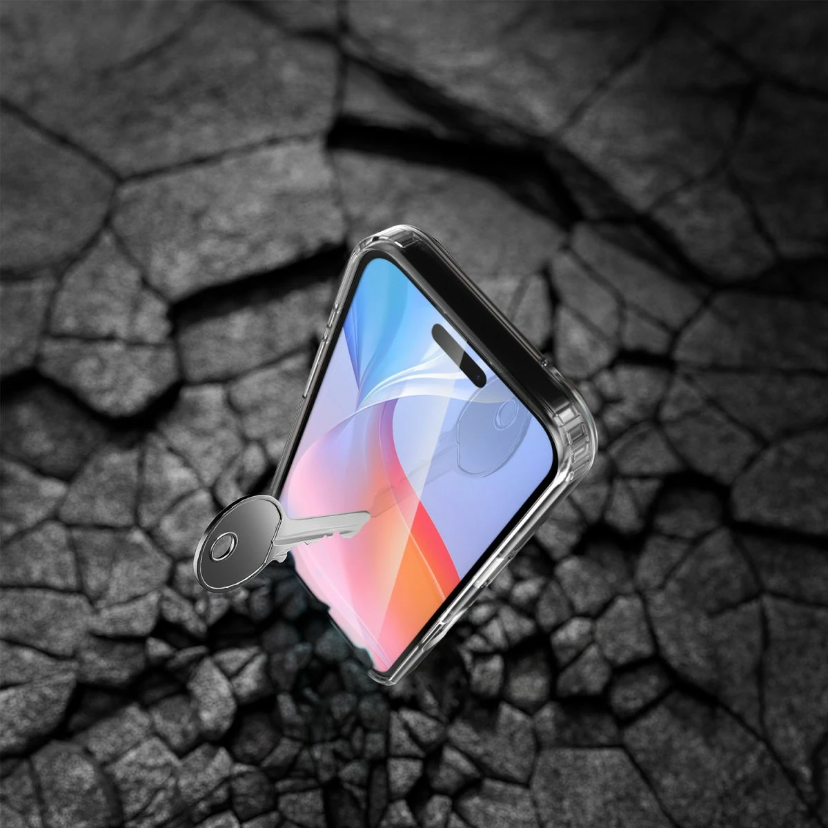 Prozoren ovitek iz kaljenega stekla, združljiv z MagSafe za iPhone 16 Pro — 4smarts