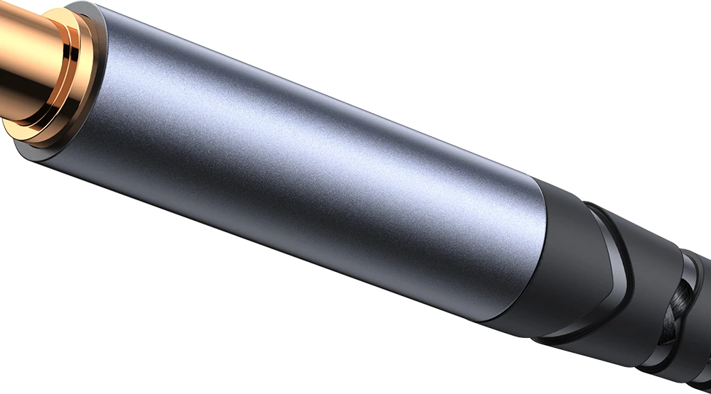 Avdio kabel AUX 3,5 mm moški–moški, Joyroom SY-A08, 1,2 m, črn